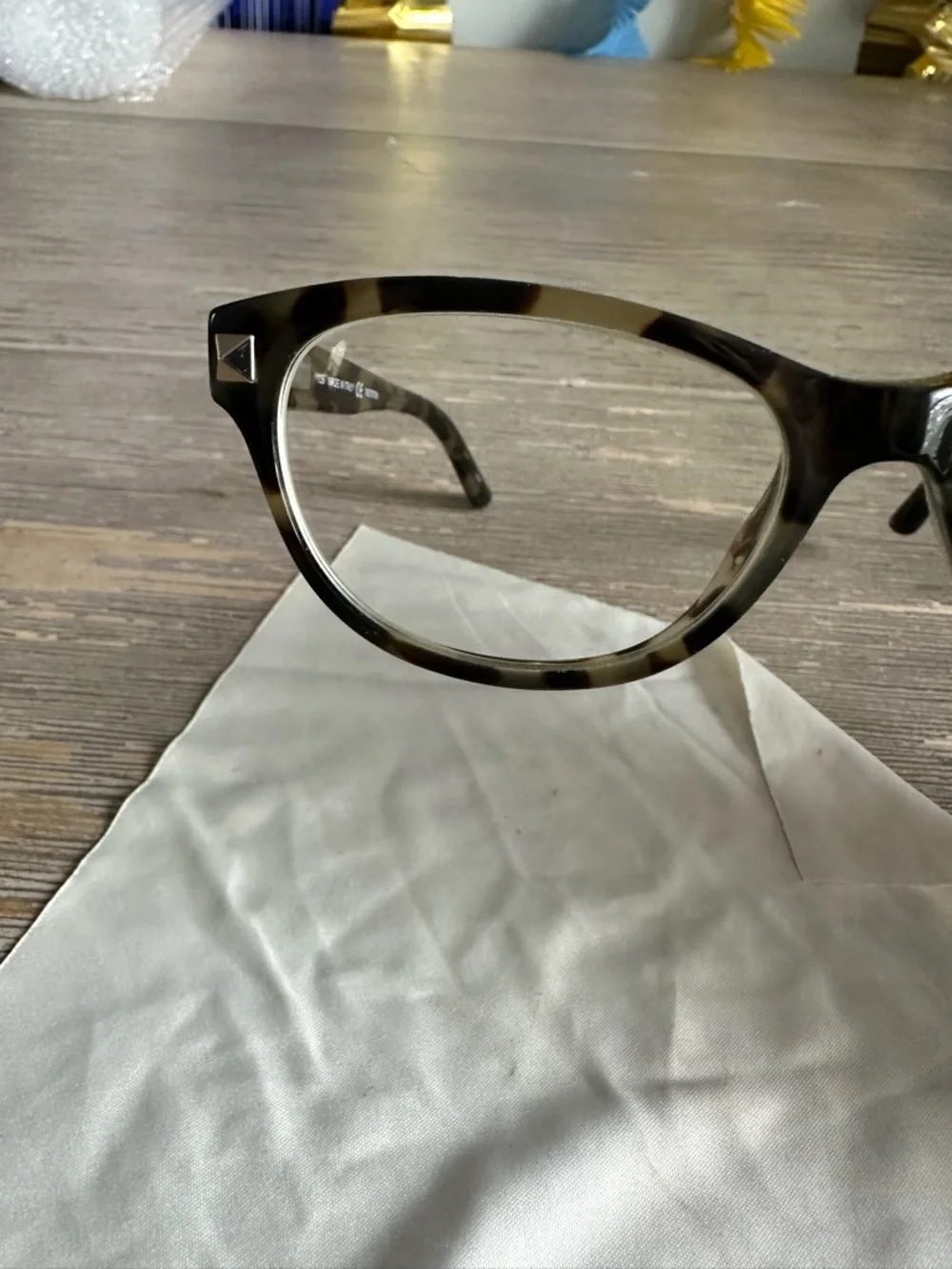 Valentino Tortoiseshell Cat-Eye Rockstud Optical Frames